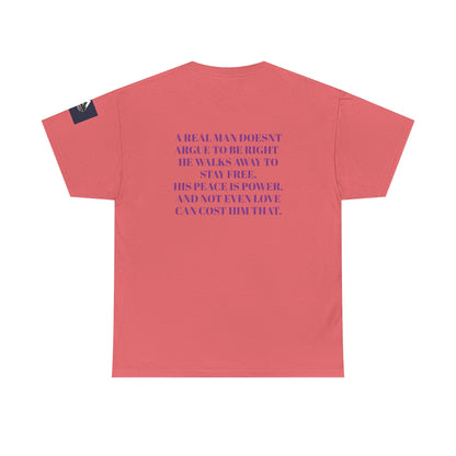 Graphic Tee - Wise Men Choose Peace Over P*ssy Statement Design