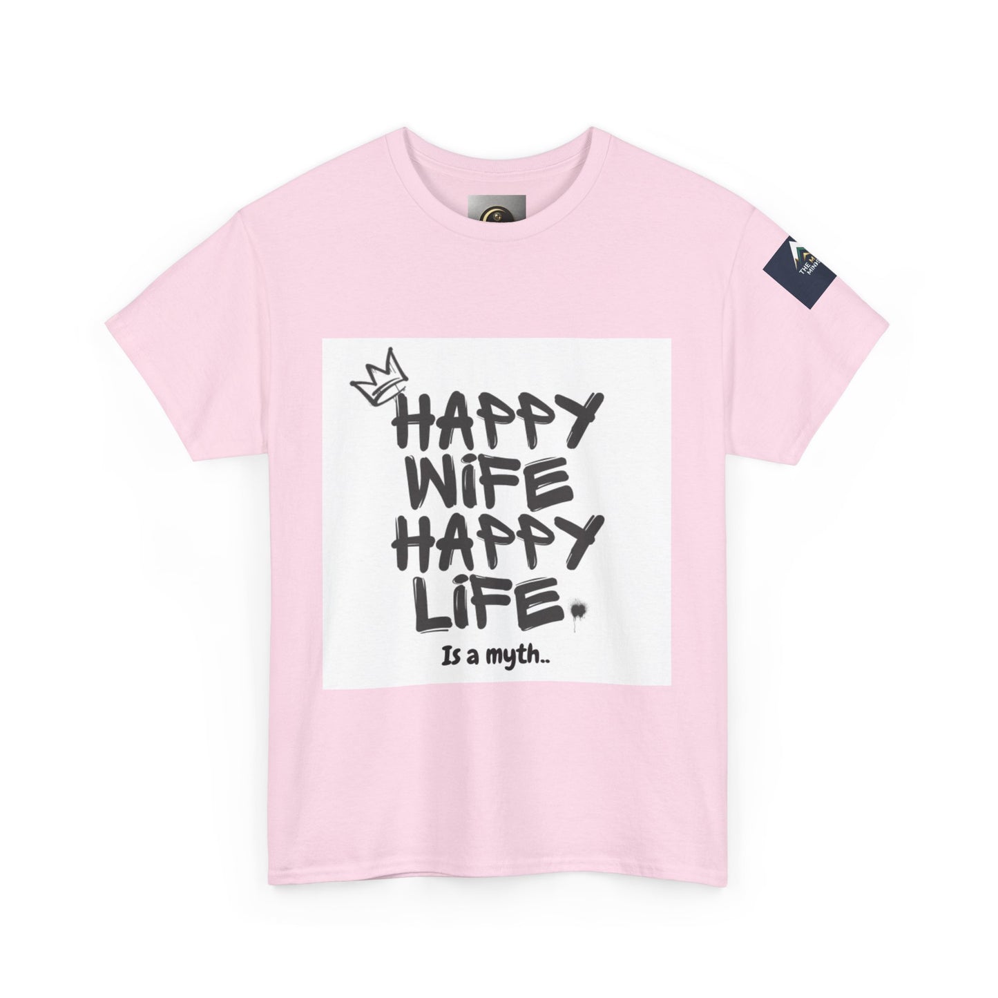Happy Wife, Happy Life Unisex Tee | Funny Gift for Husband, Casual Streetwear, Quirky Humor Shirt, Relationship Humor Top, Anniversary Gift