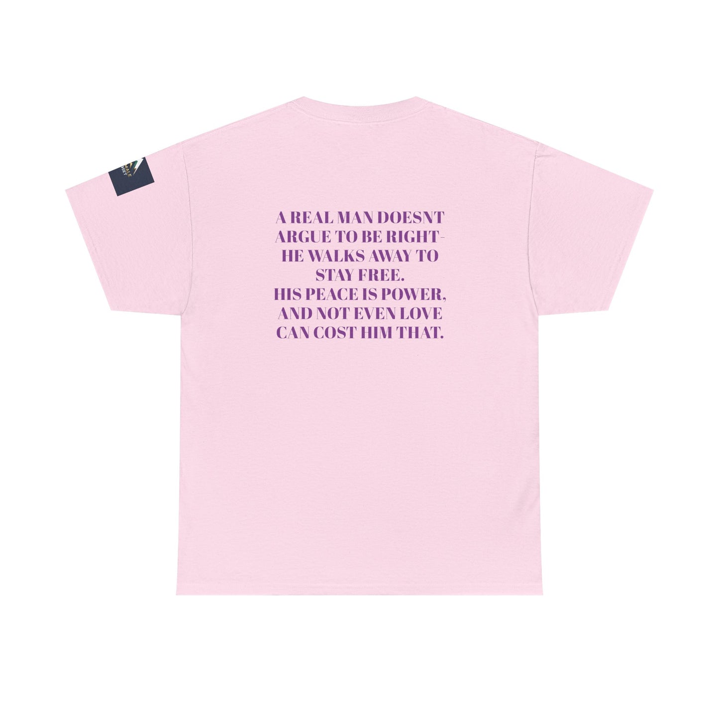 Graphic Tee - Wise Men Choose Peace Over P*ssy Statement Design