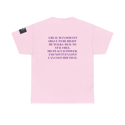 Graphic Tee - Wise Men Choose Peace Over P*ssy Statement Design