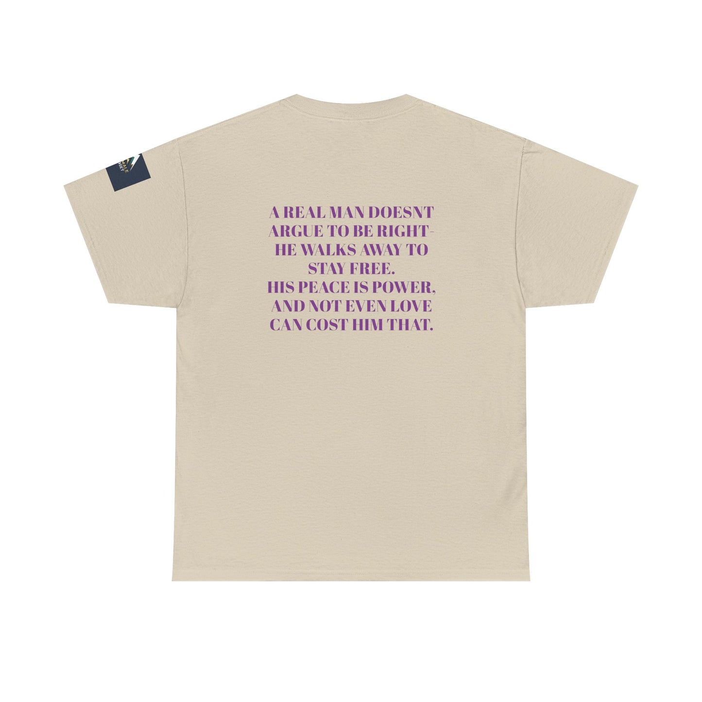 Graphic Tee - Wise Men Choose Peace Over P*ssy Statement Design