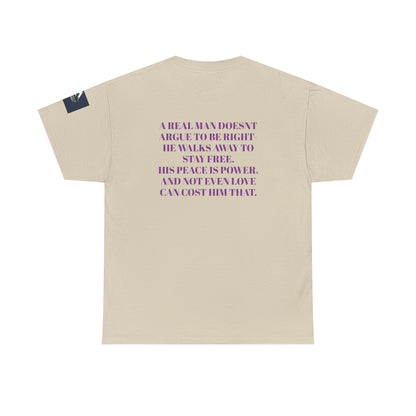 Graphic Tee - Wise Men Choose Peace Over P*ssy Statement Design