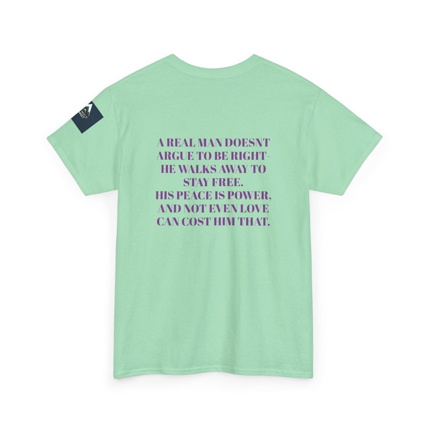 Graphic Tee - Wise Men Choose Peace Over P*ssy Statement Design