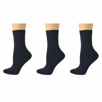 Low Cut Rayon Quarter-High Socks for Men - 3 Pair Packs in Classic