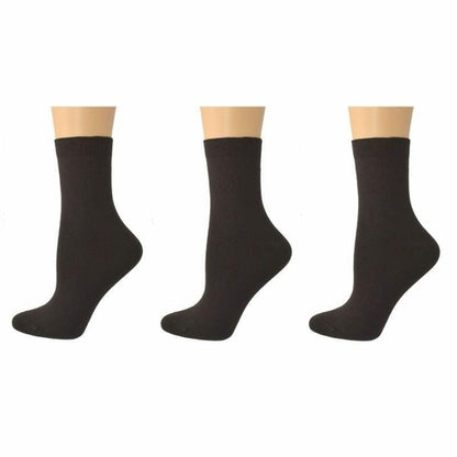 Low Cut Rayon Quarter-High Socks for Men - 3 Pair Packs in Classic