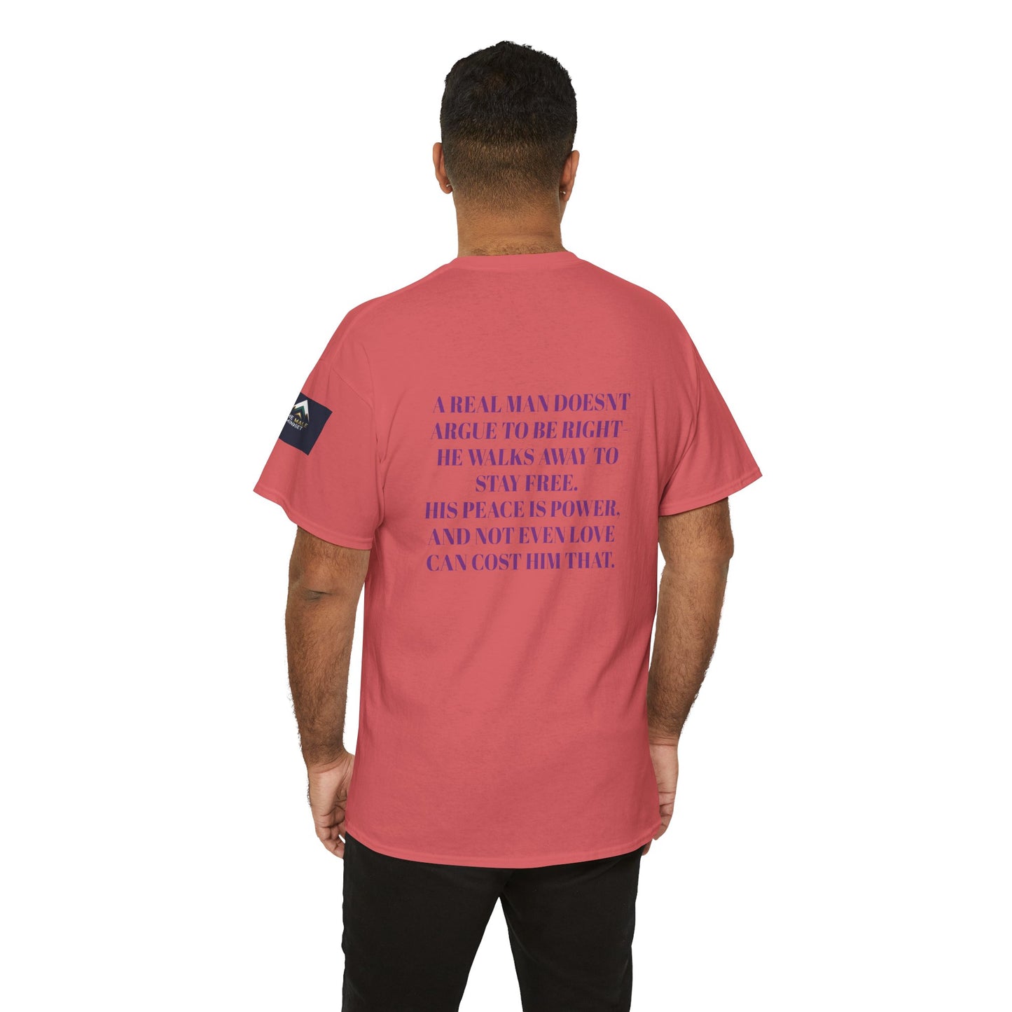 Graphic Tee - Wise Men Choose Peace Over P*ssy Statement Design