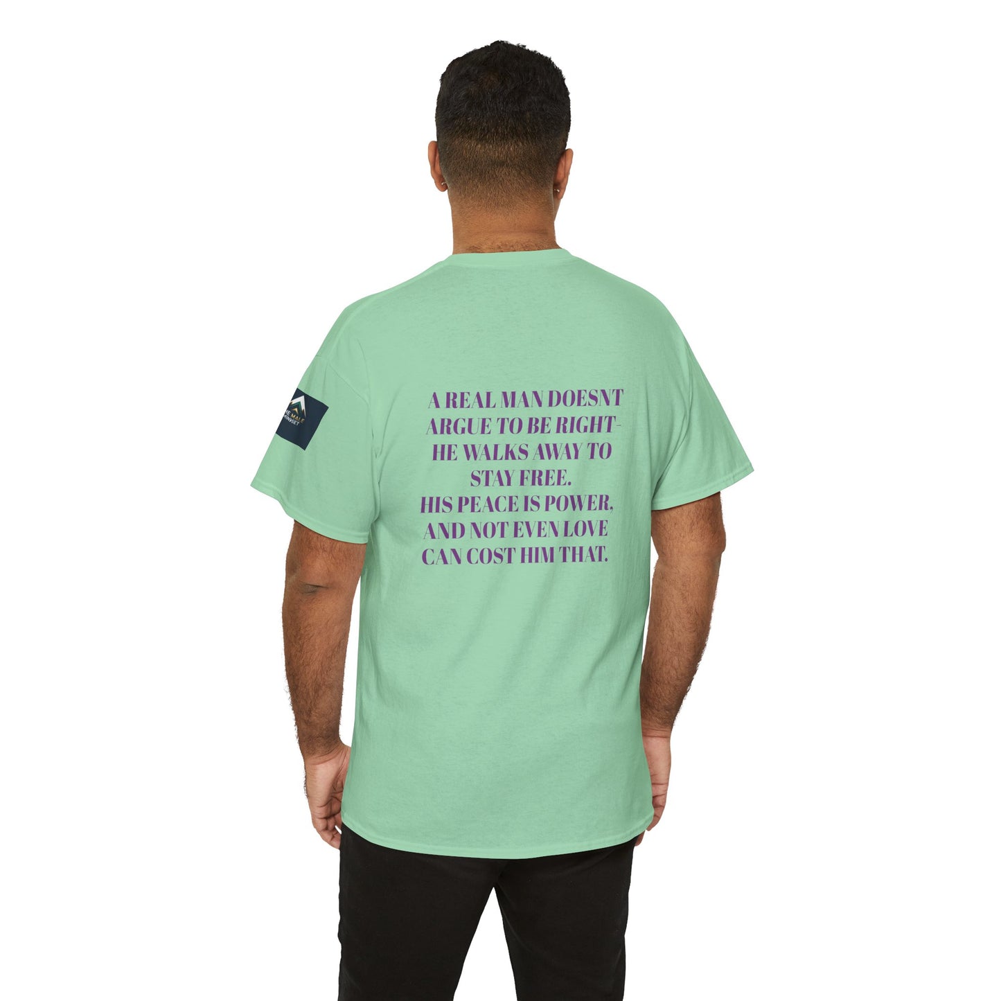 Graphic Tee - Wise Men Choose Peace Over P*ssy Statement Design