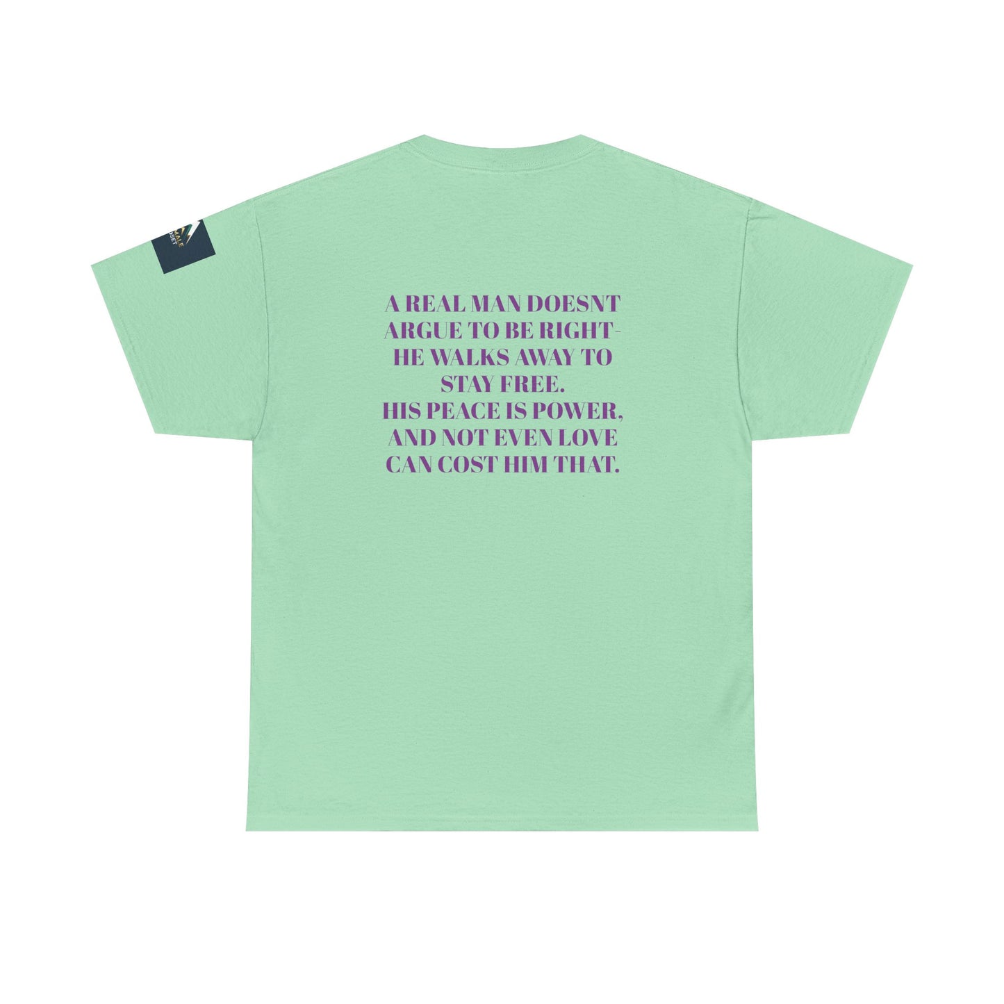 Graphic Tee - Wise Men Choose Peace Over P*ssy Statement Design