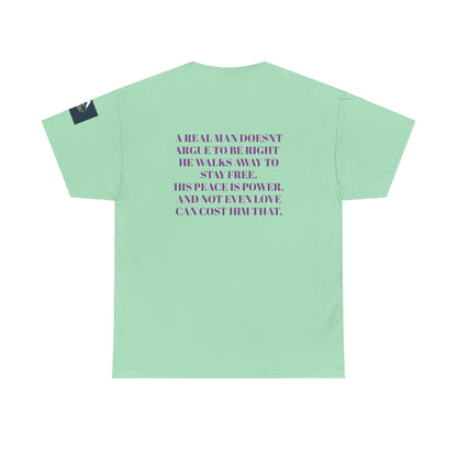 Graphic Tee - Wise Men Choose Peace Over P*ssy Statement Design