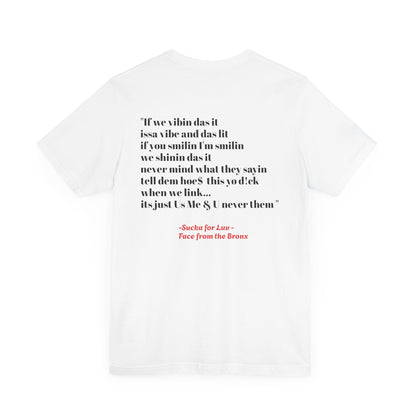 Sucka for Love Tee, Free download of the single "Sucka for Luv" by Face from the Bronx...