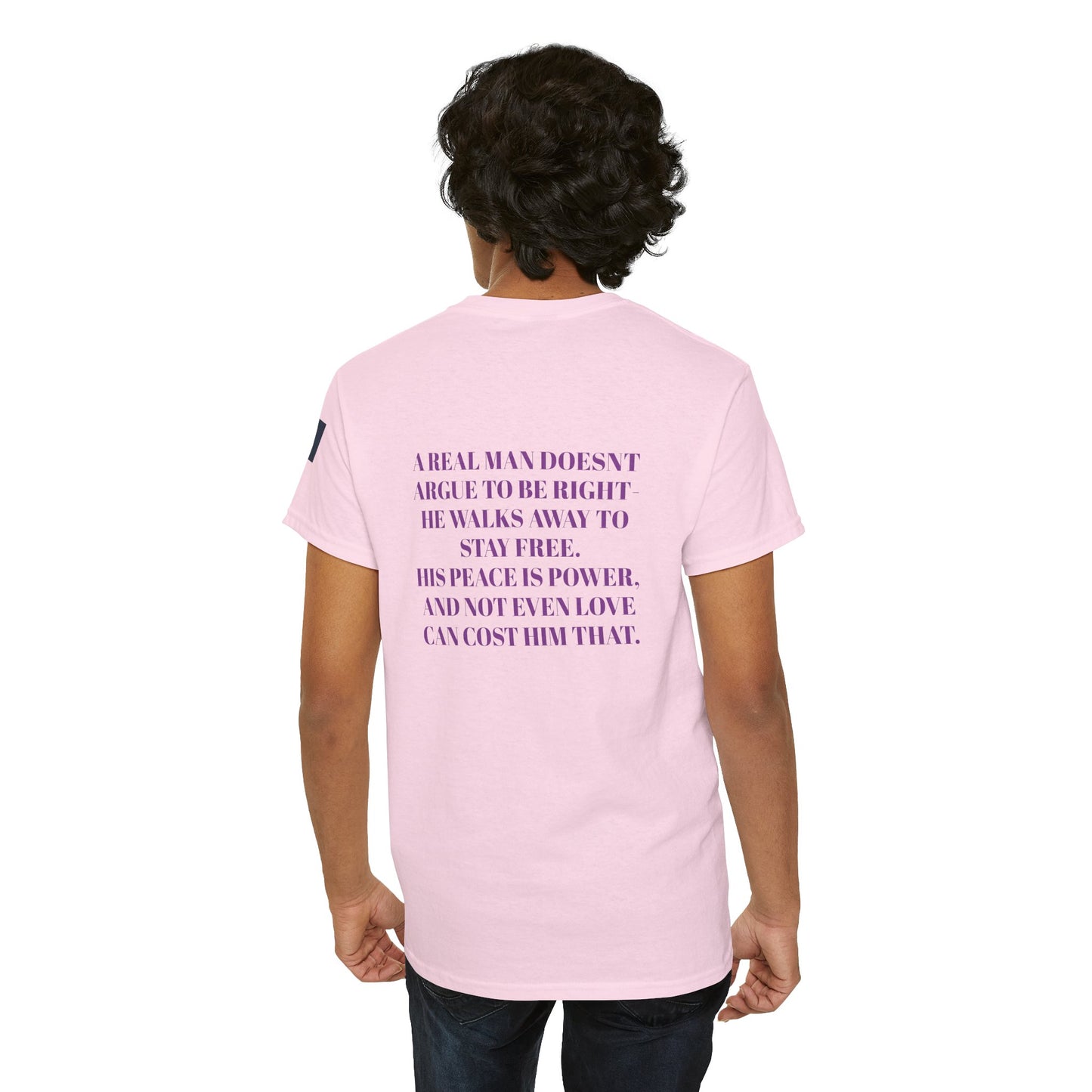 Graphic Tee - Wise Men Choose Peace Over P*ssy Statement Design