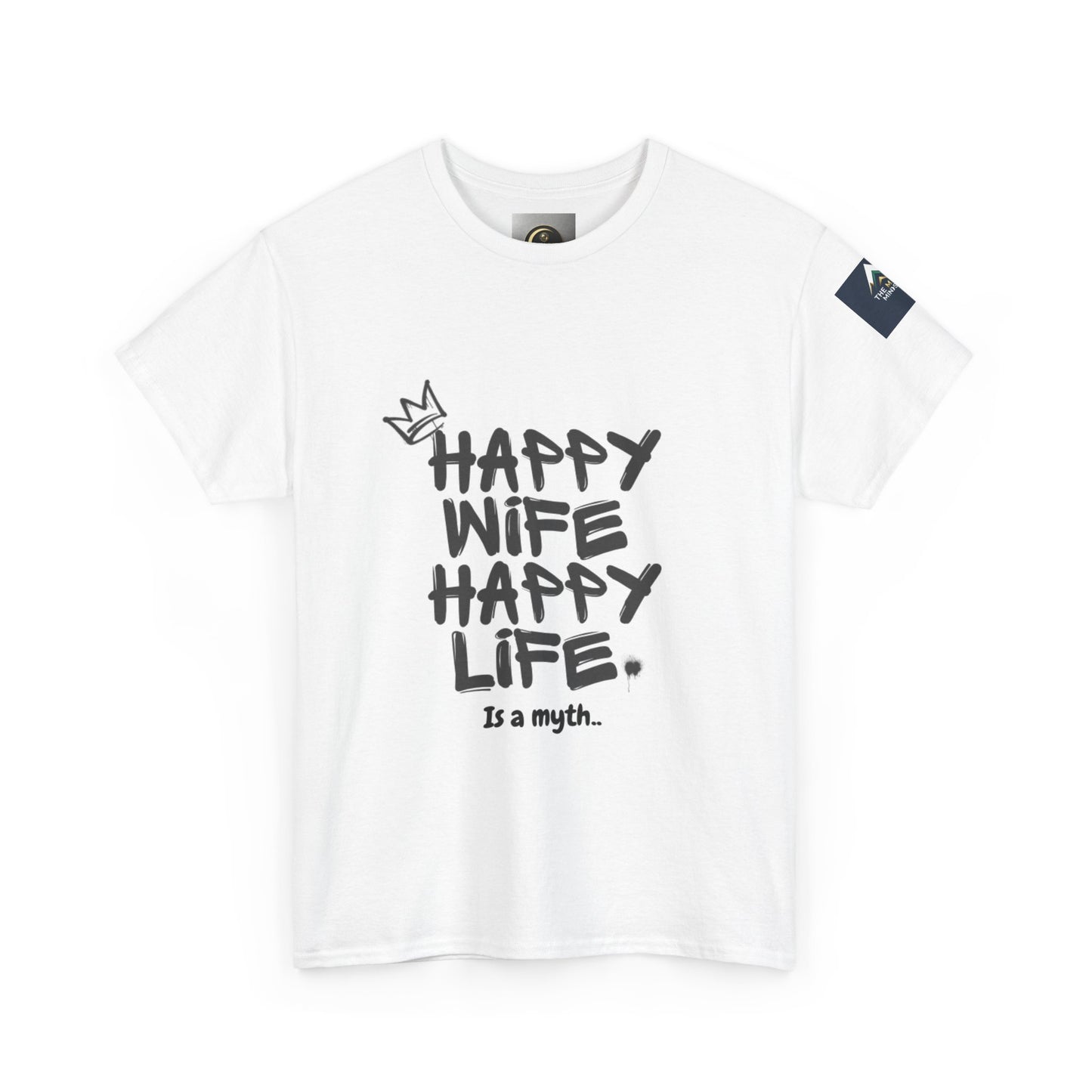 Happy Wife, Happy Life Unisex Tee | Funny Gift for Husband, Casual Streetwear, Quirky Humor Shirt, Relationship Humor Top, Anniversary Gift
