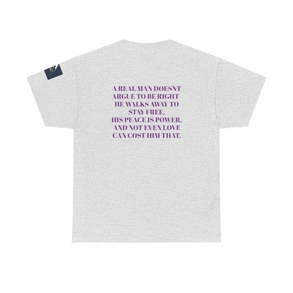 Graphic Tee - Wise Men Choose Peace Over P*ssy Statement Design