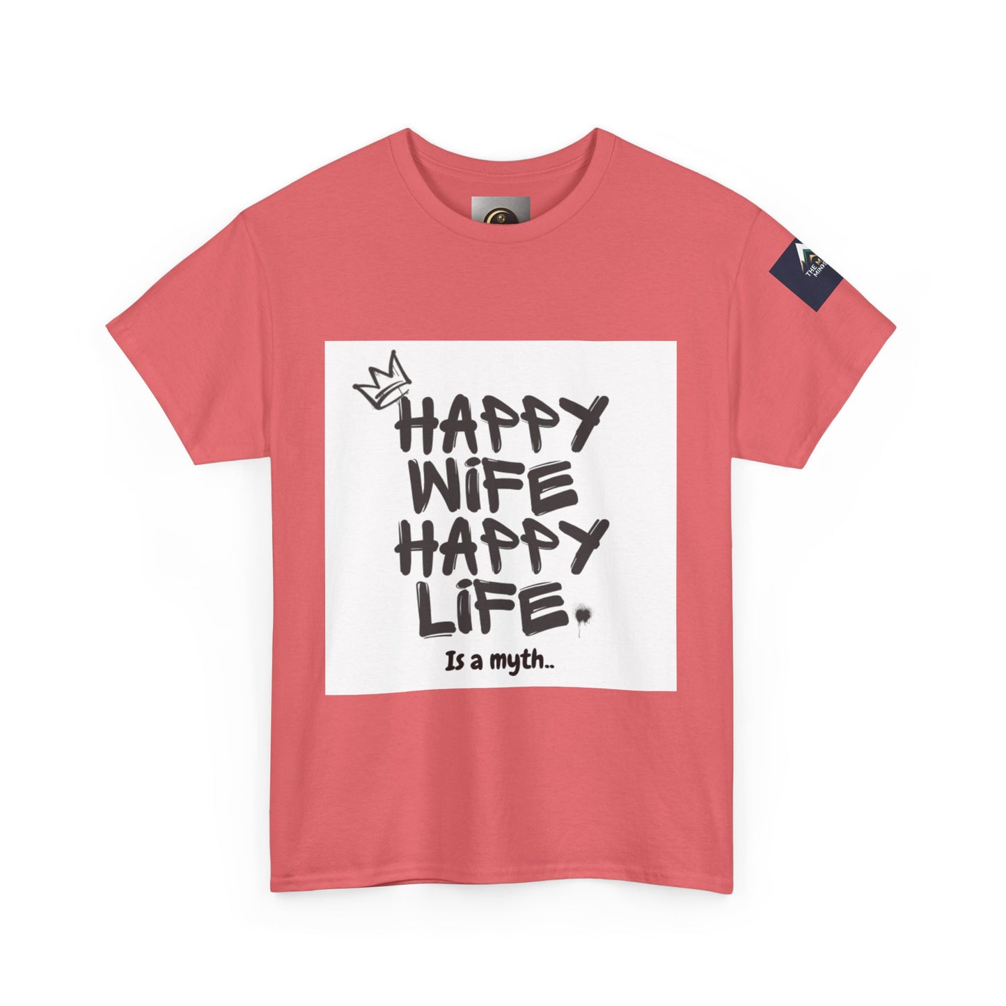 Happy Wife, Happy Life Unisex Tee | Funny Gift for Husband, Casual Streetwear, Quirky Humor Shirt, Relationship Humor Top, Anniversary Gift