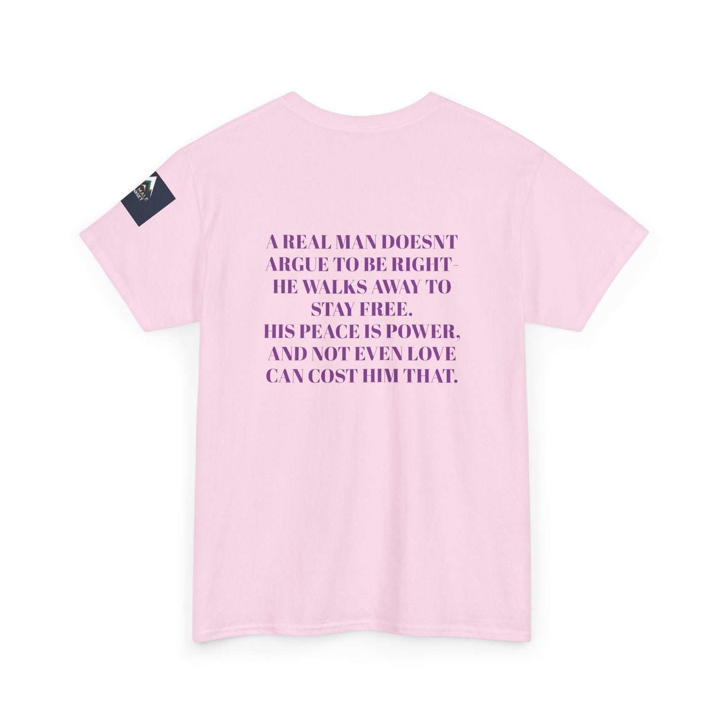 Graphic Tee - Wise Men Choose Peace Over P*ssy Statement Design