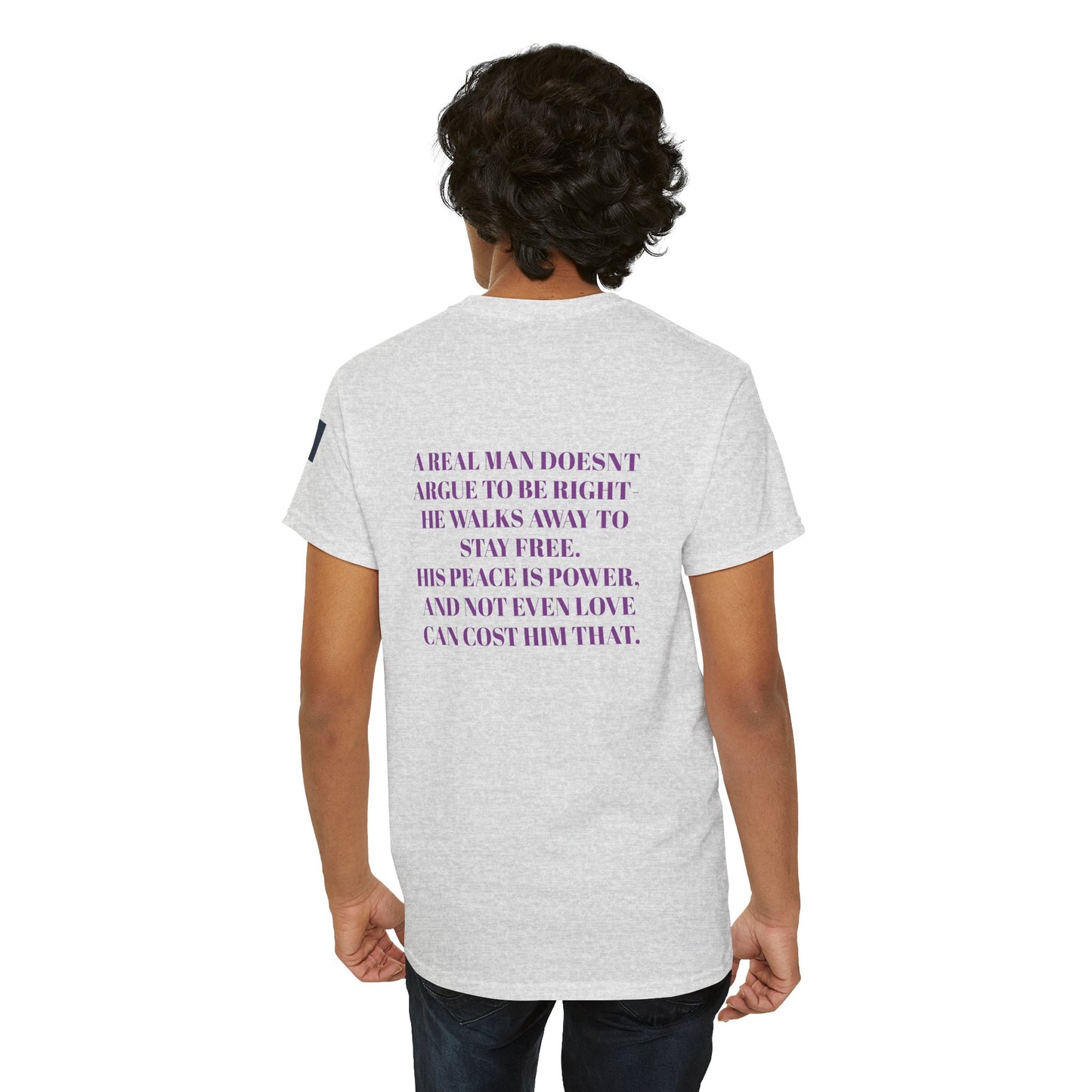 Graphic Tee - Wise Men Choose Peace Over P*ssy Statement Design