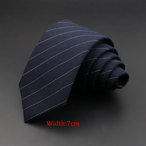 Grey Plaid Skinny Cotton Tie (6cm)