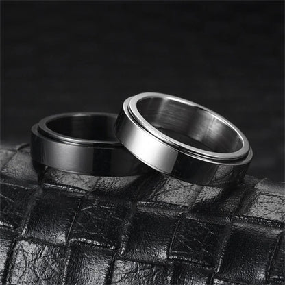Stainless Steel Anxiety Spinner Ring