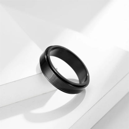 Stainless Steel Anxiety Spinner Ring