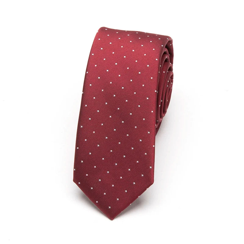 Black Skull Slim Necktie