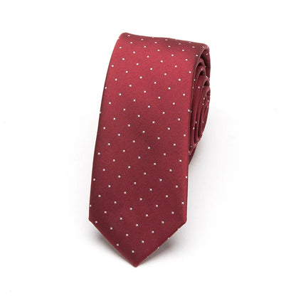 Black Skull Slim Necktie