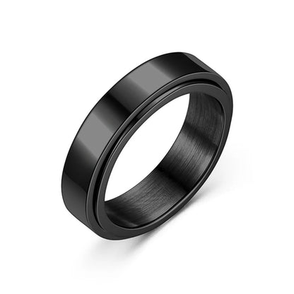 Stainless Steel Anxiety Spinner Ring