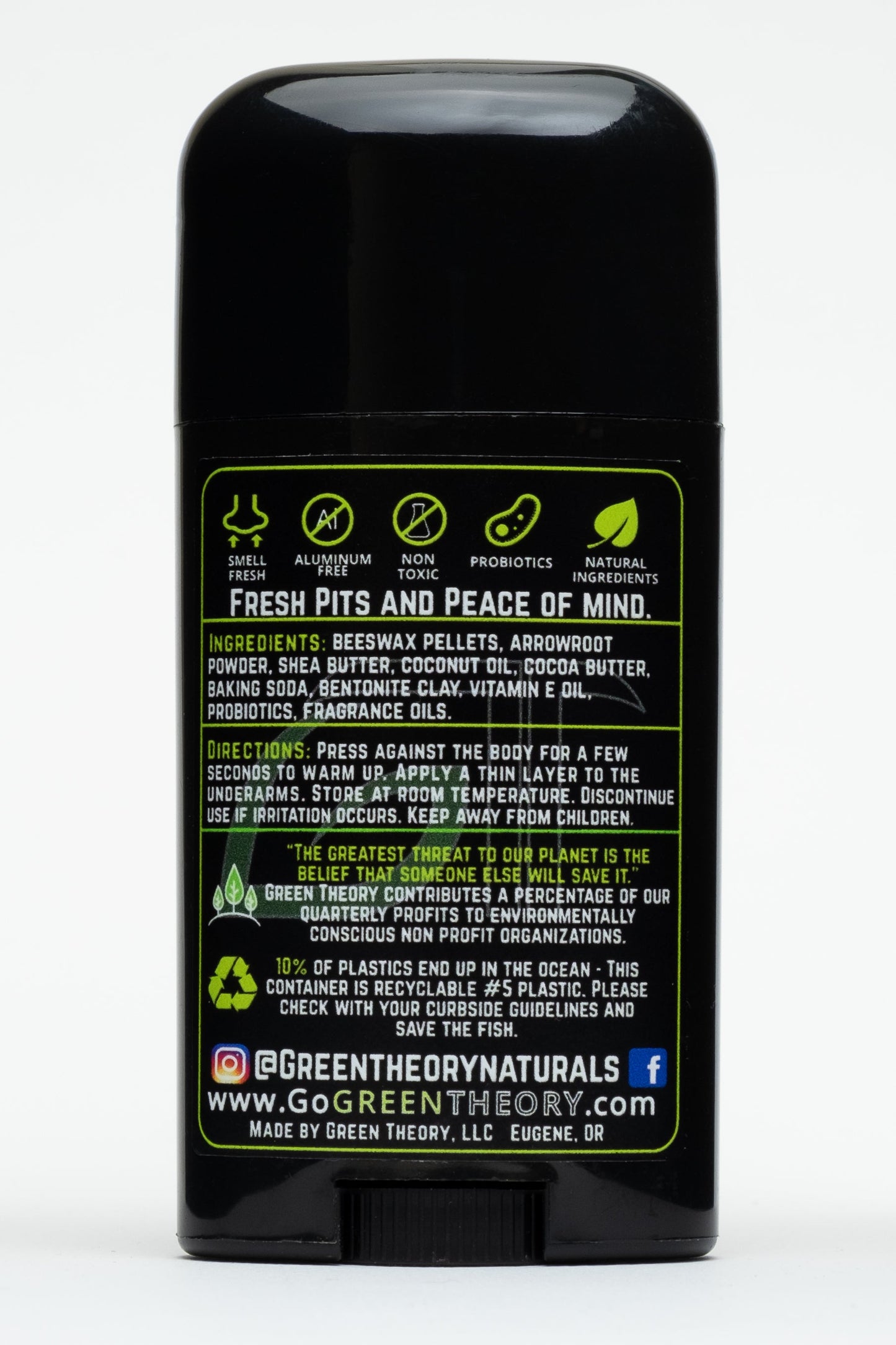 Kama Probiotic Natural Aluminum Free Deodorant - Mens